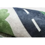 Kab. BAMBINO 2223 mosható szőnyeg Utcák, autók gyerekeknek csúszásgátló - krém 160x220 cm