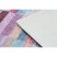 ANDRE 2295 mosható szőnyeg Csík csúszásgátló - rózsaszín / kék 80x150 cm