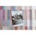 ANDRE 2295 mosható szőnyeg Csík csúszásgátló - rózsaszín / kék 120x170 cm