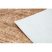 ANDRE 1017 mosható szőnyeg Fonat, csúszásgátló - bézs 80x150 cm