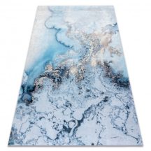   ANDRE 2248 mosható szőnyeg Márvány, vintage csúszásgátló - kék 80x150 cm