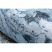 ANDRE 2248 mosható szőnyeg Márvány, vintage csúszásgátló - kék 80x150 cm