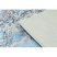 ANDRE 2248 mosható szőnyeg Márvány, vintage csúszásgátló - kék 120x170 cm