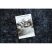 ANDRE 1058 mosható szőnyeg vintage csúszásgátló - fekete / kék  160x220 cm