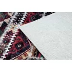 Kab. ANDRE 2305 mosható szőnyeg keleti patchwork csúszásgátló - bordó / barna 160x220 cm