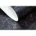 ANDRE 1013 mosható szőnyeg vintage csúszásgátló - fekete / terrakotta  120x170 cm