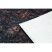 ANDRE 1013 mosható szőnyeg vintage csúszásgátló - fekete / terrakotta  160x220 cm