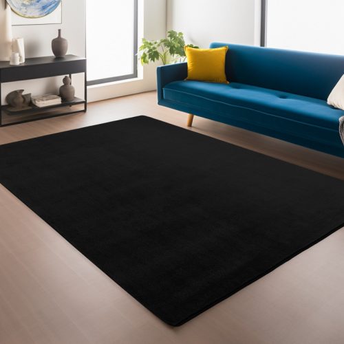 Ay. JOY 1400 120 x 120 cm fekete modern kör szőnyeg
