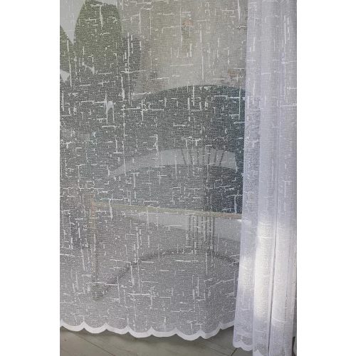 Kész függöny Amelia fehér Pálcikás mintás 200x160cm