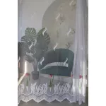 TRD. Kész függöny Amelia Púder Tulipán mintás  300x160cm