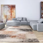 ASY pl Kuza 200x290cm Lines Terracotta
