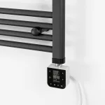Wifi-s fűtőpatron törölközőszárító radiátorhoz digitális hőfokszabályozóval 600W fehér