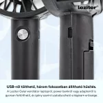 Galar kézi hordozható usb ventilátor tartóval 4 W 1200 mAh