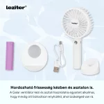 Galar kézi hordozható usb ventilátor tartóval 4 W 1200 mAh