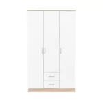 Miami gardróbszekrény 120x205 cm fehér-sonoma tölgy
