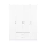 Miami gardróbszekrény 160x205 cm fehér-fehér