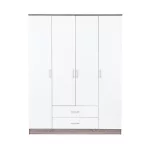 Miami gardróbszekrény 160x205 cm fehér-yorki tölgy