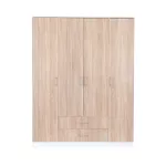 Miami gardróbszekrény 160x205 cm sonoma tölgy-fehér