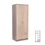 Miami gardróbszekrény 80x205 cm sonoma tölgy-yorki tölgy