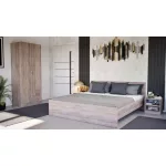 Miami gardróbszekrény 80x205 cm yorki tölgy-yorki tölgy