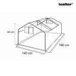 Magágy fólia 180x140x94 cm zöld