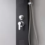 Malaga Black hidromasszázs zuhanypanel