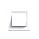 Nova csillárkapcsoló 105 fehér kerettel