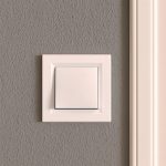 Nova váltókapcsoló 106 fehér kerettel