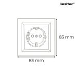 Nova dugalj fehér kerettel