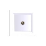 Nova TV csatlakozóaljzat fehér kerettel