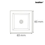 Nova TV csatlakozóaljzat fehér kerettel