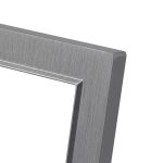 Nova csatlakozóaljzat USB csatlakozóval szürke szálcsiszolt kerettel