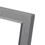 Nova csatlakozóaljzat USB csatlakozóval szürke szálcsiszolt kerettel