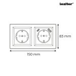 Nova dugalj USB csatlakozóval fehér kerettel