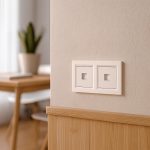 Nova kettős UTP aljzat RJA-45 fehér kerettel