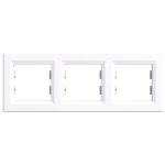 Nova hármas keret vízszintes fehér