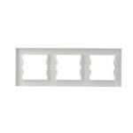 Nova hármas keret vízszintes fehér