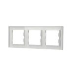 Nova hármas keret vízszintes fehér