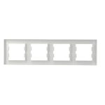 Nova négyes keret vízszintes fehér