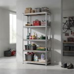 Nagy teherbírású polc 180x90x30 cm 175 kg króm