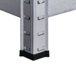 Nagy teherbírású polc 180x90x40 cm 175 kg króm