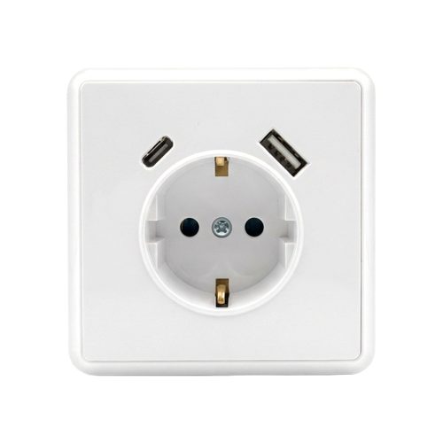 Nova csatlakozóaljzat USB csatlakozóval fehér