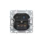 Nova csatlakozóaljzat USB csatlakozóval szürke