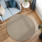 Ay. LOOM 4300 120 x 120 cm bézs modern kör szőnyeg