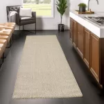 Ay. LOOM 4300 120 x 120 cm bézs modern kör szőnyeg
