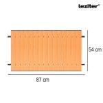 Összecsukható prémium kerti strandkocsi asztallal zöld