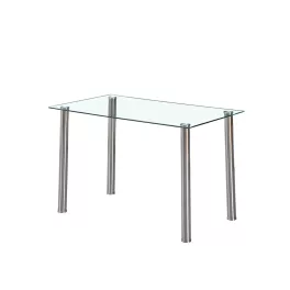 Berna 120 cm szögletes üveg étkezőasztal