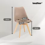 Velon 4+1 étkező garnitúra fehér-fekete