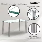 Karin 4+1 étkező garnitúra fehér-barna