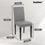 Karin 4+1 étkező garnitúra fehér-szürke